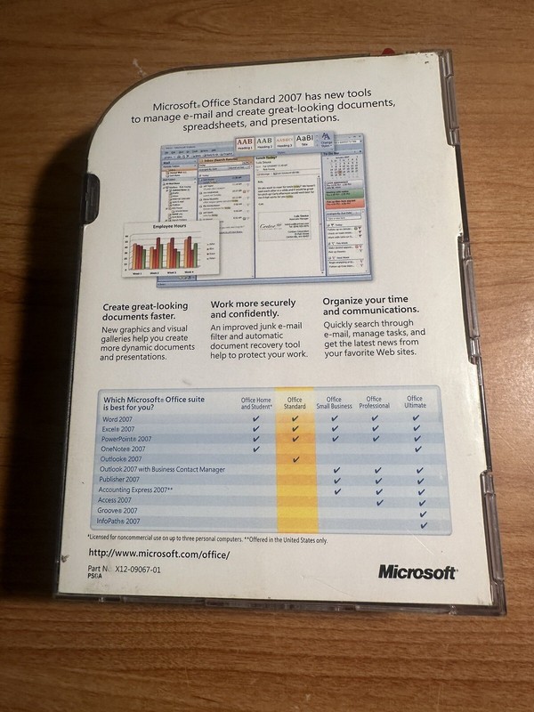 Microsoft Office Standard 2007 Upgrade W/ Key Word Excel PowerPoint Outlook gallery