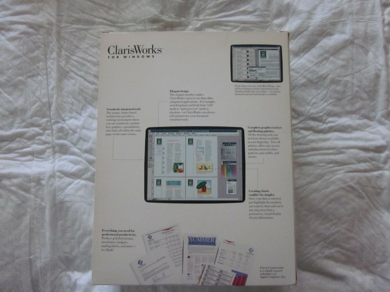 ClarisWorks For Windows 3.x And Quicken For Windows 3.x Software gallery