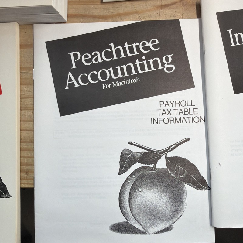 Peachtree Accounting For Macintosh 2.0 From 1993 Vintage gallery