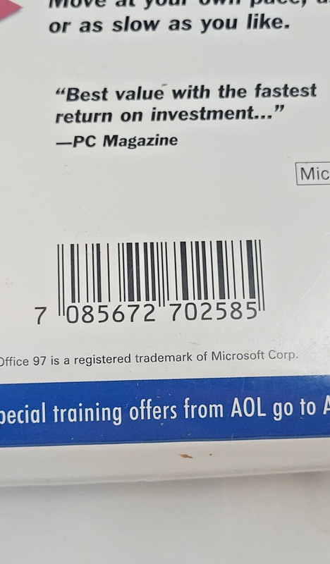 Learn Key Microsoft Office 97 PC Training Software CD ROM Set Windows 98 Sealed gallery