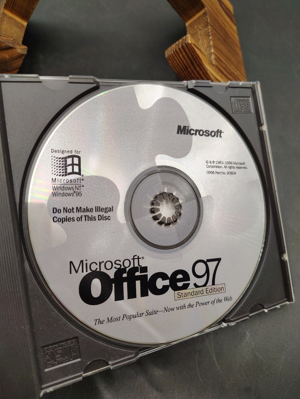 VTG Microsoft Office 97 Standard Edition PC CD ROM Suite Windows 95 NT READ gallery