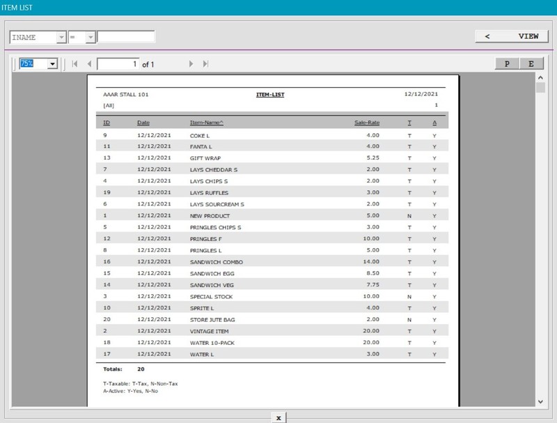 NWIQ Point Of Sale Software - Booth Inventory Billing gallery