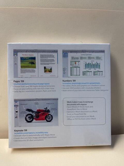 Apple iWork '09_Full Version for Mac_MB942Z/A_Brand New gallery
