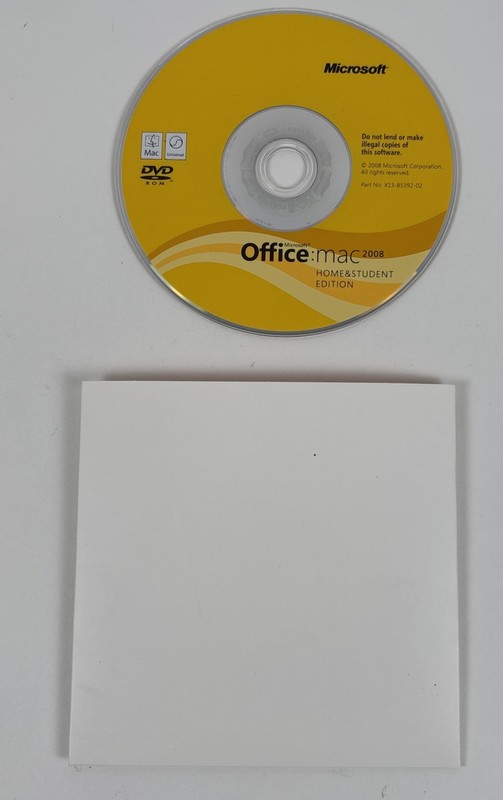 Microsoft Office Mac 2008 Home & Student Edition w/ 3 Product Keys gallery