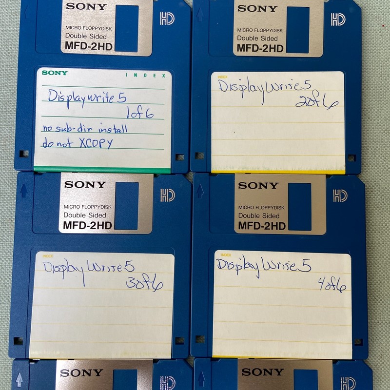 Software Lot 3.5” RadioReveal Netware PFS Write Metz File F/X Display Write API gallery