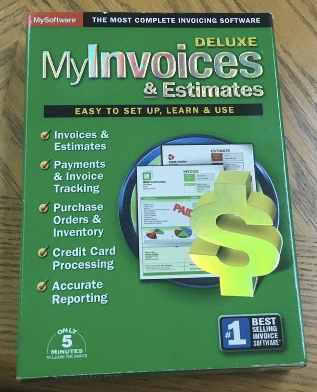 Avanquest My Software "Deluxe My Invoices & Estimates" 2006 Version