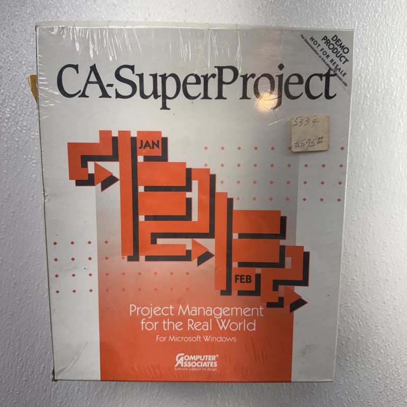 BRAND NEW CA-SuperProject For MS-DOS In Plastic – DEMO VERSION