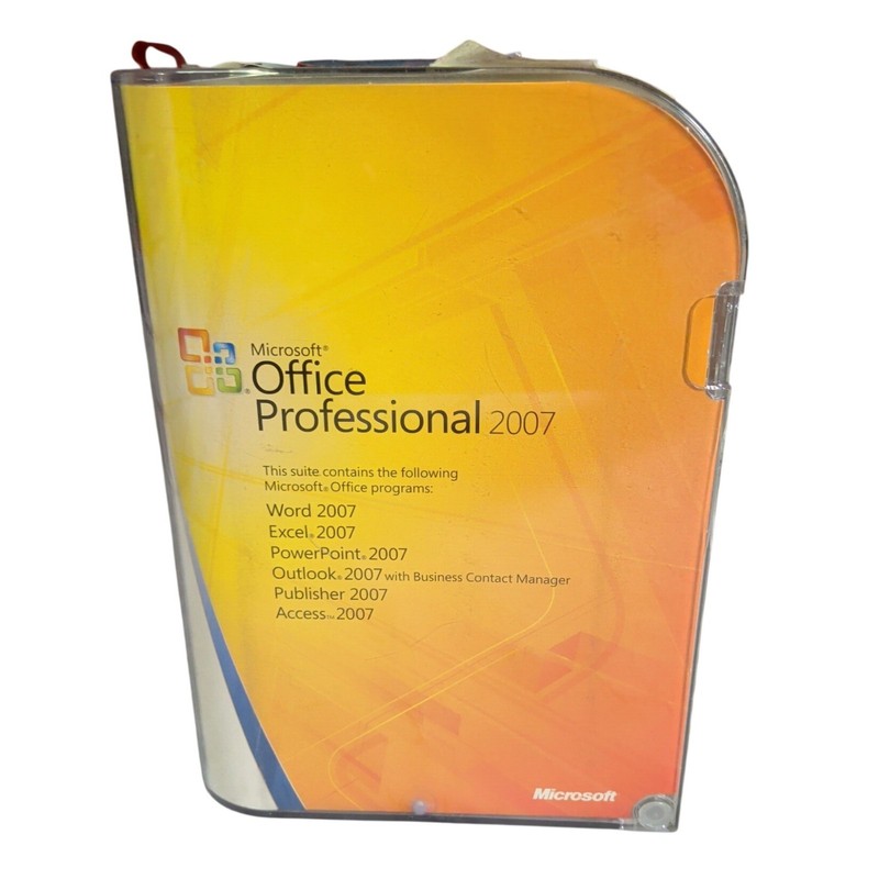 Microsoft Office 2007 Professional Full English Retail Version w/ Product Key