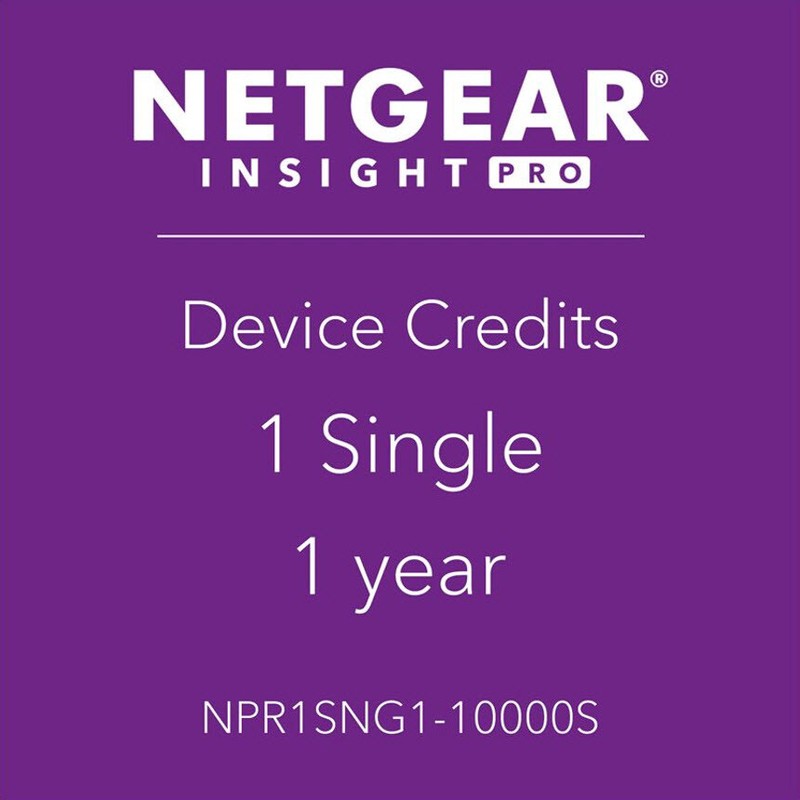 *NEW* NETGEAR NPR1SNG1 Insight Pro Subscription License 1 Device 1 Year