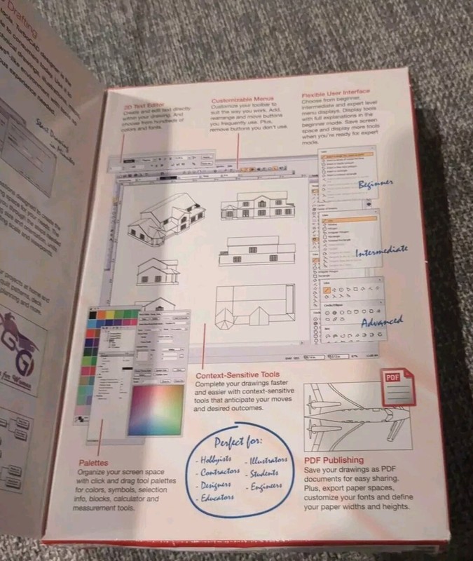 TurboCAD DESIGNER v12 Windows 2000/XP TurboCAD w/Guide And Original Packaging gallery
