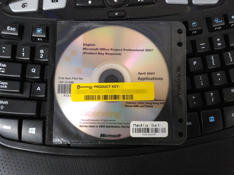 Microsoft Project Professional 2007 Full Version CD