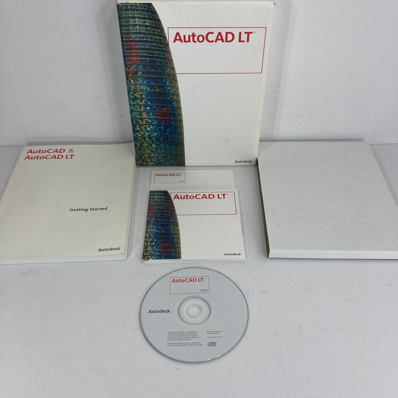 AutoCad LT 2008 Upgrade Design Software for Windows XP / Vista + Serial Number