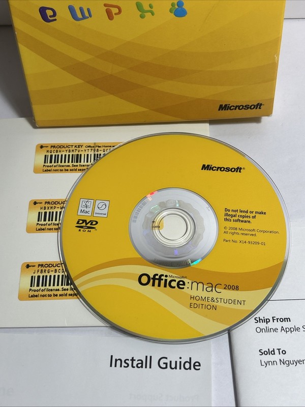 Microsoft Office MAC 2008 Home & Student Edition 2008 gallery