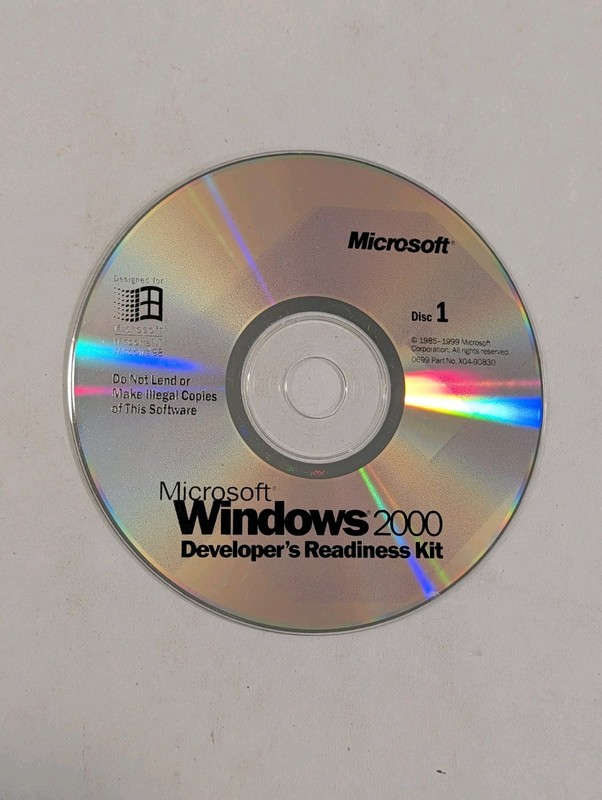Microsoft Office Developer’s Kit PC CD-ROM | Disc 1 Only