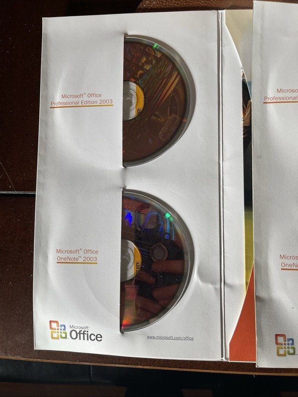 BRAND NEW AUTHENTIC Microsoft Office Professional Edition 2003, w/One Note+Keys. gallery