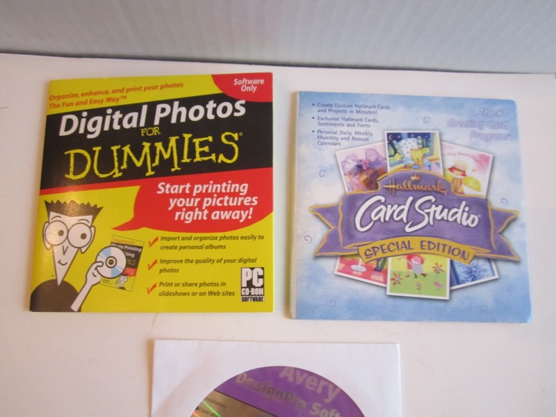 4 DELL COMPUTER OPERATIND CD DISCS & DIGITAL PHOTOS FOR DUMMIES & MORE-TUB BN-12 gallery
