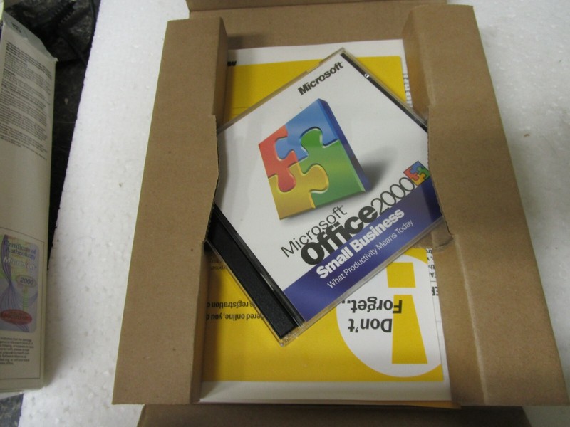 Microsoft Office 2000 Small Business in Retail Box w/Product Key and Both Discs gallery