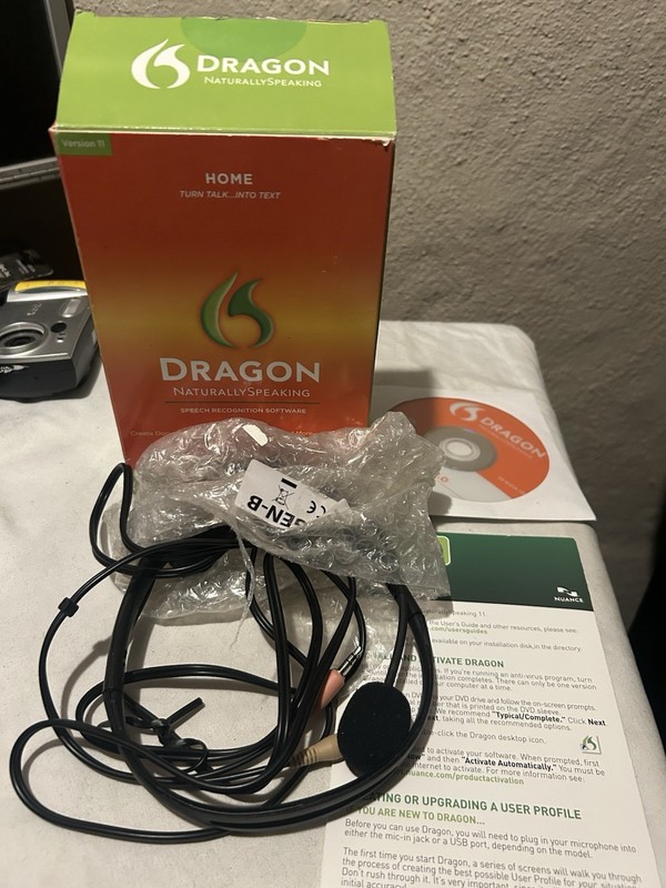 Nuance Dragon Naturally Speaking Home Edition Speech Recognition Version 11.0