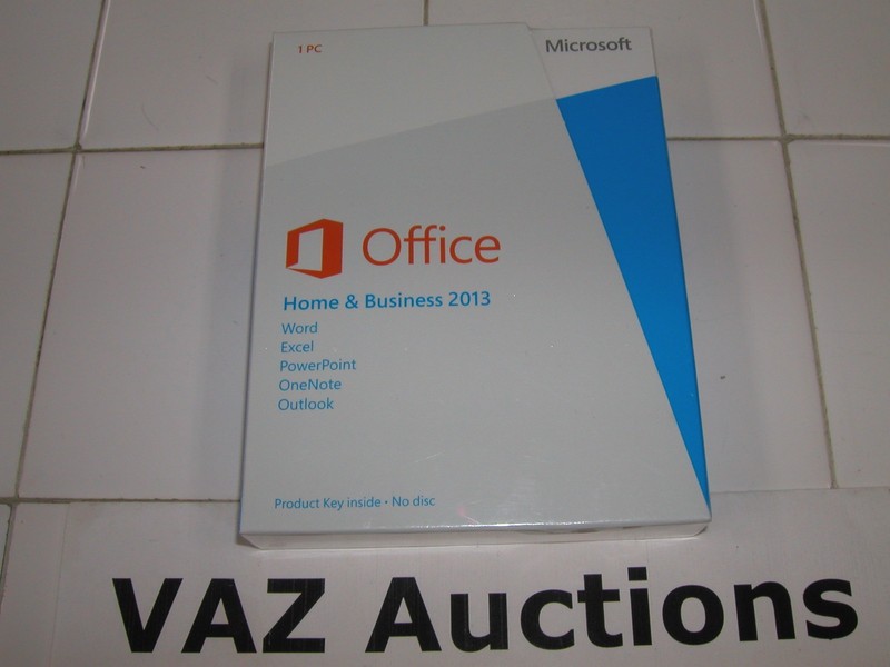 Microsoft Office 2013 Home and Business Product Key Card Full Retail English=NEW gallery