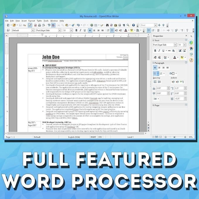 Open Office Software Suite 4.1.15 for Windows ~ Home Student Professional ~ CD gallery