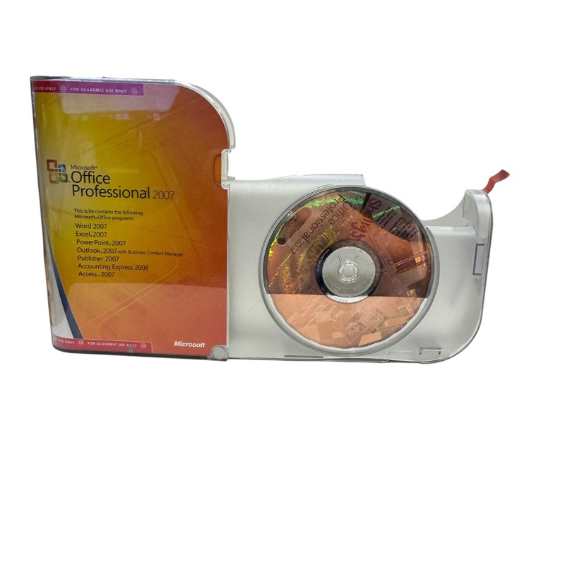 Microsoft Office Professional 2007 Academic Full Suite CD-ROM for PC Windows gallery