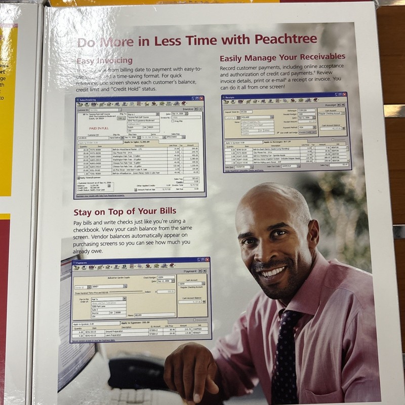 Peachtree by Sage Accounting 2006 * NEW* CD Software With S/N - READ gallery