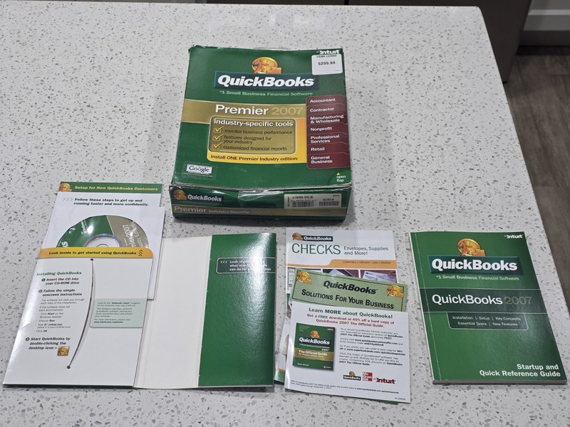 Intuit QuickBooks Premier 2007 For Windows