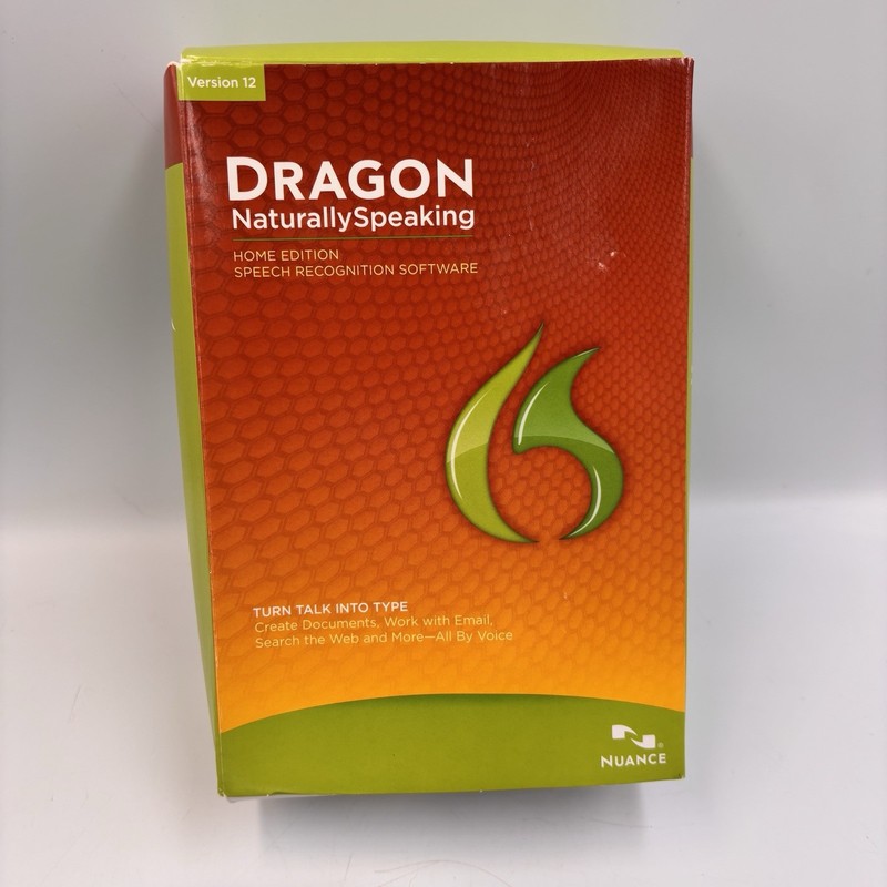 Dragon Naturally Speaking Home Edition version 12 Complete- New Open Box gallery