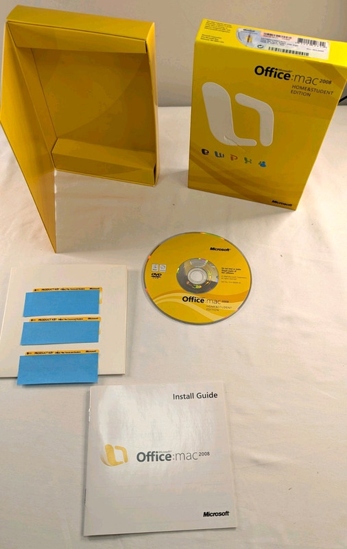Office: Mac 2008 Home & Student Edition with Three Product Keys gallery