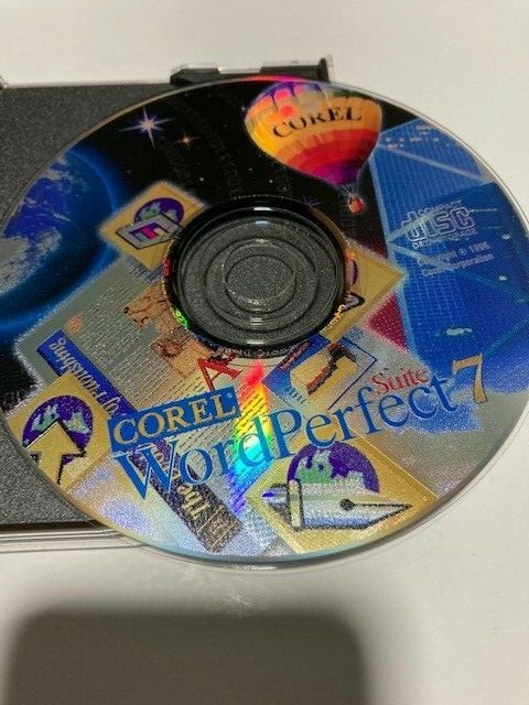 Corel WordPerfect Suite 7 Windows 95 CD gallery
