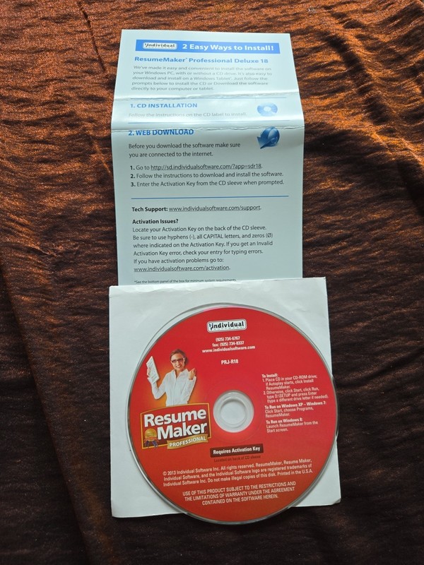 Resume Maker Deluxe 18 Cd With Activation Key