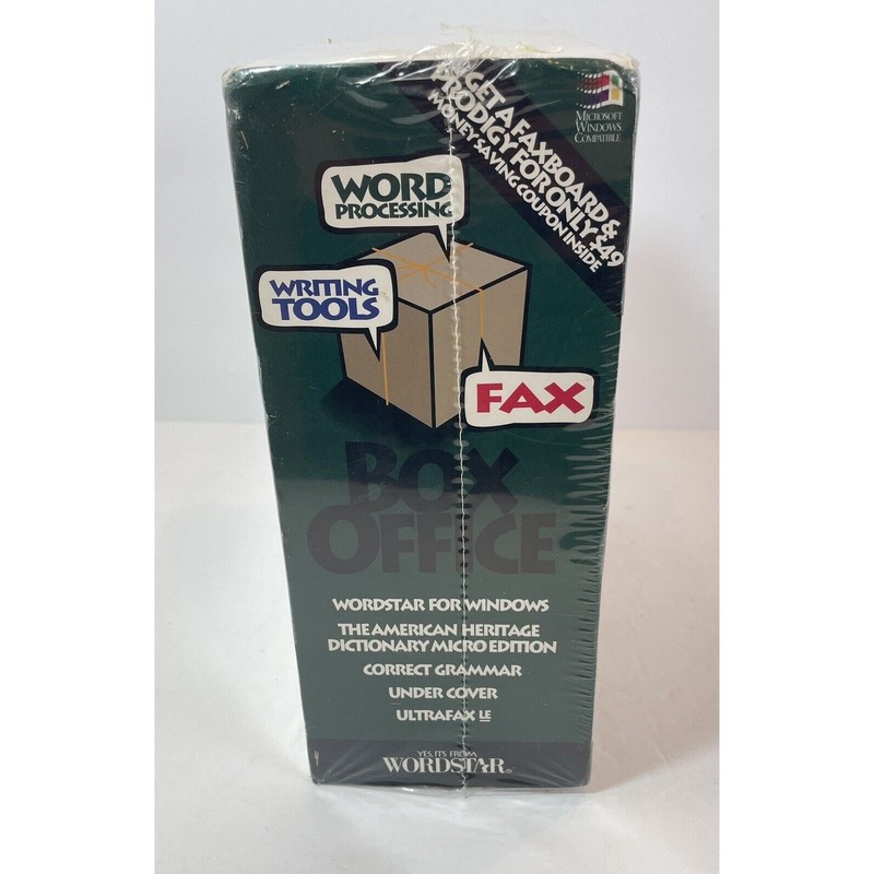 WordStar Box Office For Windows Version 1.5 Windows 3.0 Home Office 1992 Sealed gallery