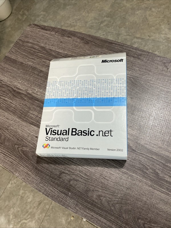 Microsoft Visual Basic .net Standard 2002 Open Box Complete