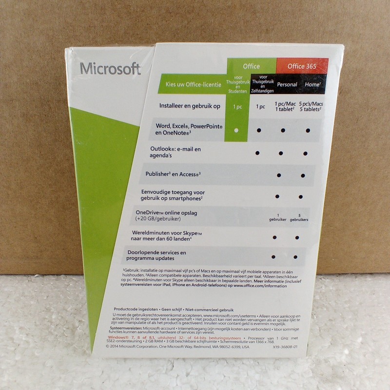 Microsoft Office 2013 Home and Student 1 NEW SEALED Product Key Card Full Retail gallery