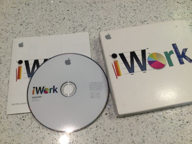 Apple iWork ’09 (Retail) (1 User/s) – Full Version for Mac MB942Z/A