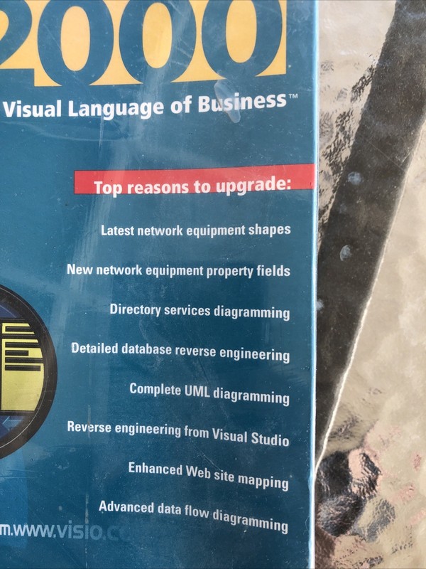 Visio 2000 Professional Upgrade New Standard Visual Graphical Software Sealed gallery