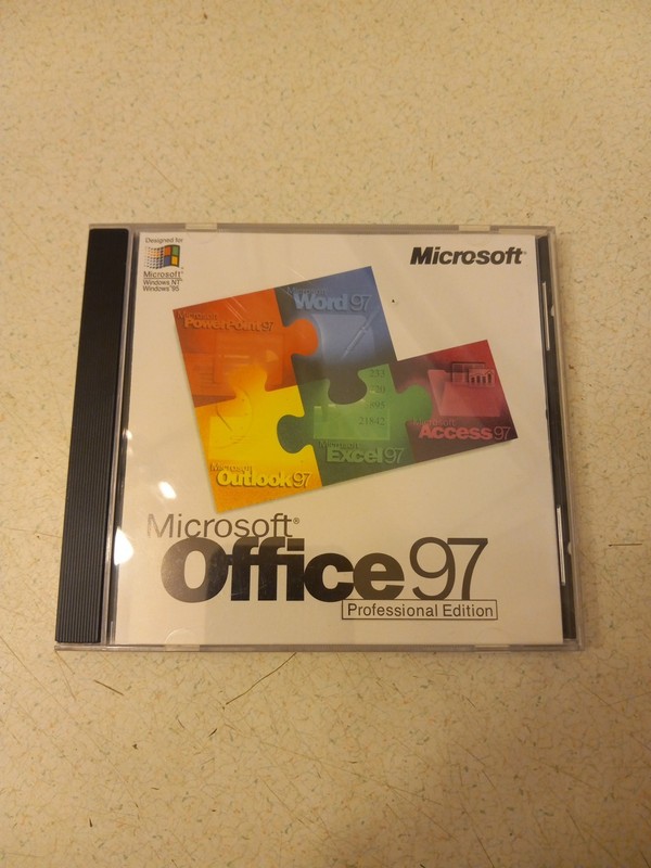 Microsoft Office 97 - Professional Edition - SR1 - CD-ROM w/ product key
