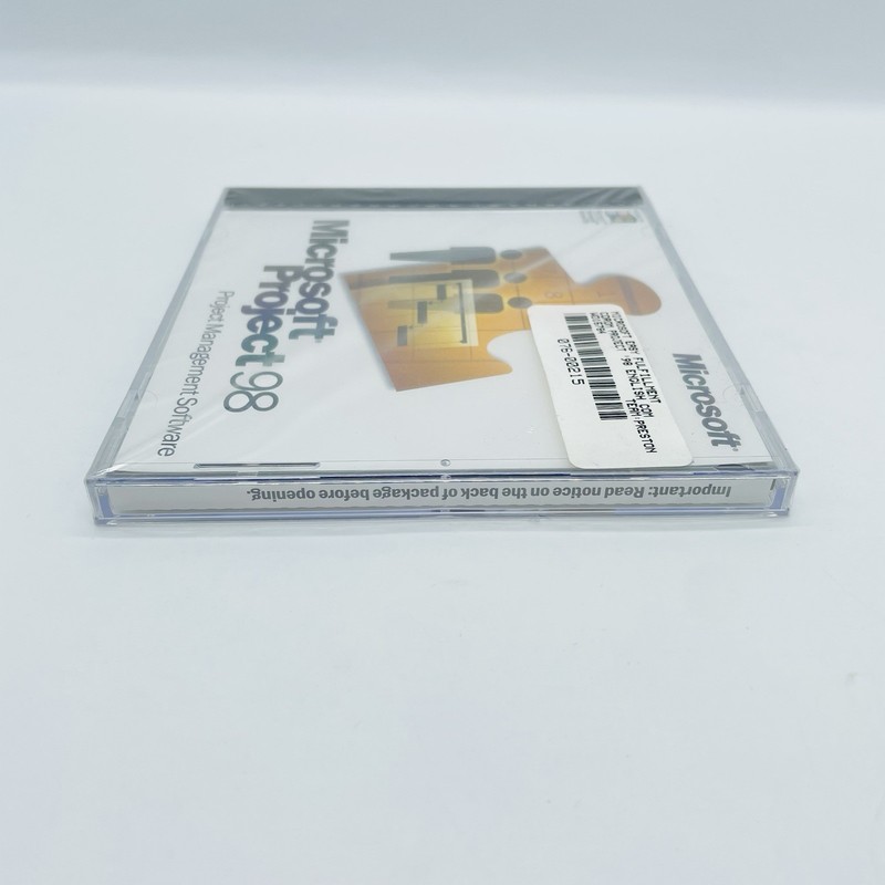 Microsoft Project 98 Project Management Software w/ Key NEW SEALED, Fast Ship gallery