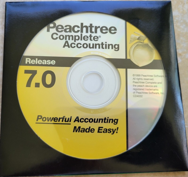 Vintage CD – Peachtree Complete Accounting 7.0 Software