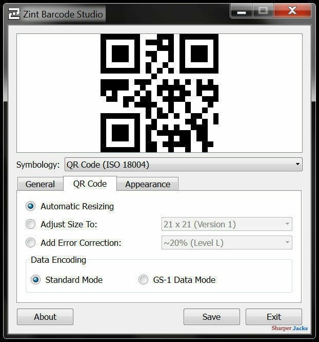 Zint Barcode Generator - UPC QR Code Creator Software - 50+ Formats - Windows CD gallery