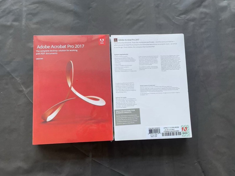 Adobe Acrobat Pro 2017 Full Version For 2 PCs Permanent Version For Windows DVD gallery