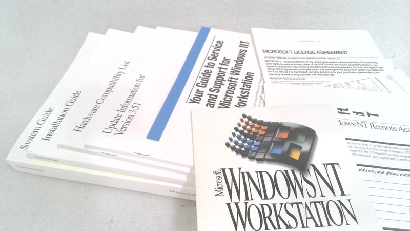MICROSOFT 66432 VERSION 3.51 WINDOW NT WORKSTATION, OPERATING SYSTEM - SOFTWARE gallery