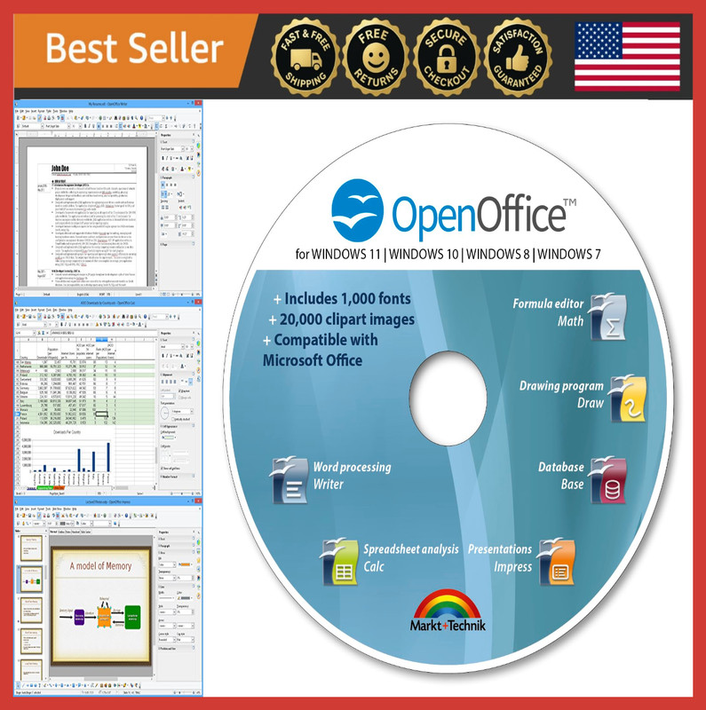 Office Software Suite 2025 for Windows | Compatible with Word, Excel, PowerPoint