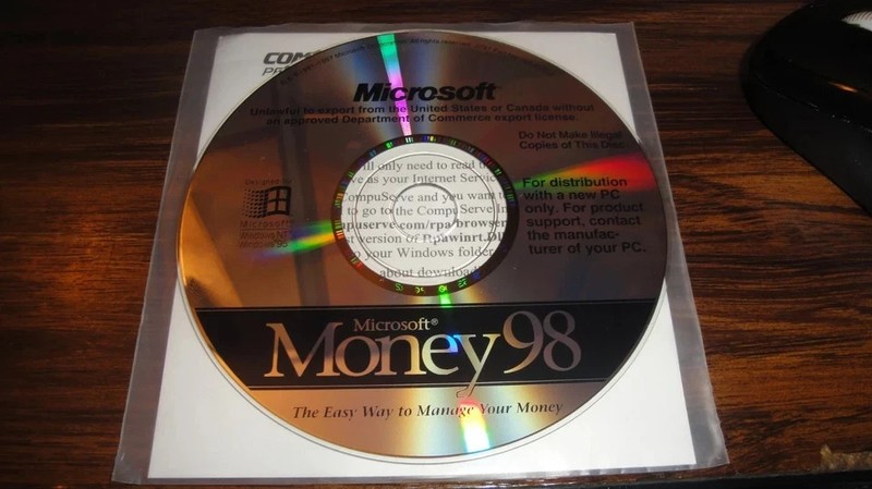 Microsoft Money 98 CD DISC ONLY Personal Finance Software PC Windows NT 95