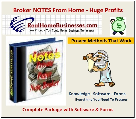 Note Brokerage Software Package with Contracts & Forms