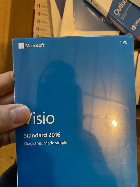 Microsoft Visio 2016 Standard – Sealed Brand New