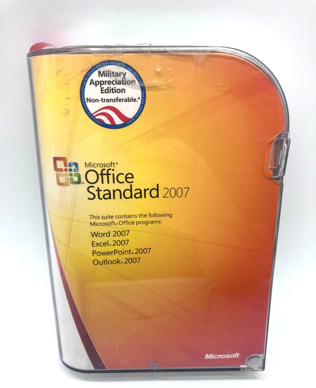 Microsoft Office Standard 2007 (Military Appreciation Edition) W/ Product Key