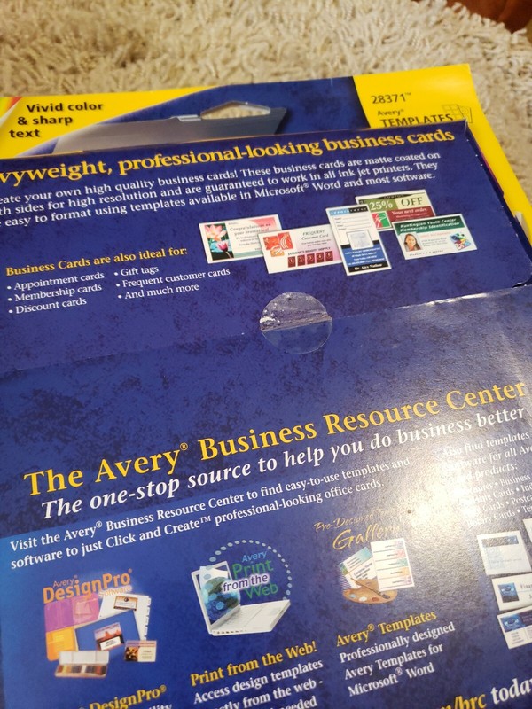 Pro Venture Business Cards Software (Platform: Windows 95) PLUS CARD STOCK 2903 gallery