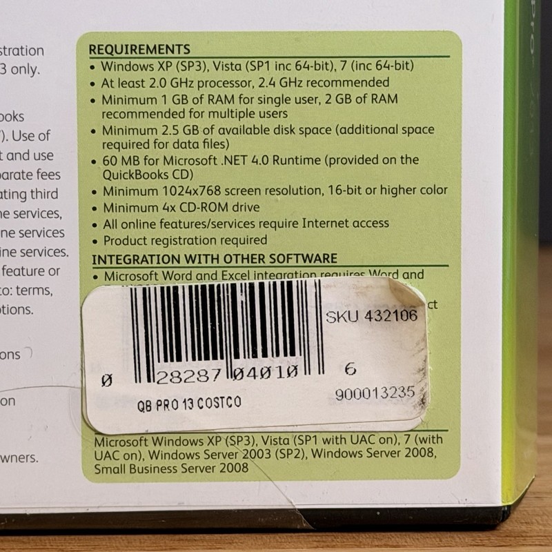 Quickbooks Desktop Pro 2013 For Windows Full Retail -NO SUBSCRIPT10N- TESTED gallery