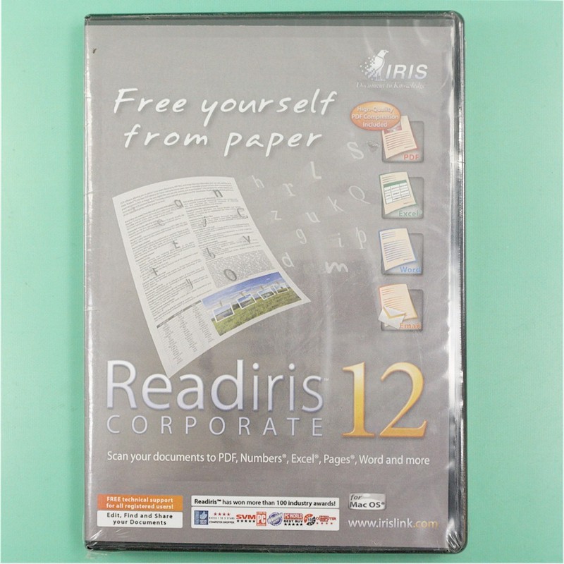 NEW I.R.I.S. Inc Readiris Corporate 12 OCR Software for MAC